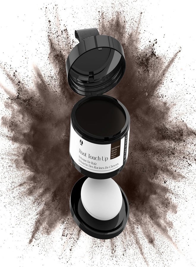 LEWEDO Hairline Powder 24H Stain-Proof, Root Touch Up Hair Color for Gray Coverage,Bald Spot Concealing Hair Shadow Powder for Women & Men,Natural-Looking (Dark Brown) - Image 1